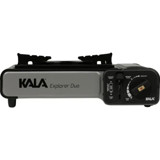 Fogareiro A Gás Explorer Duo Kala - Preto