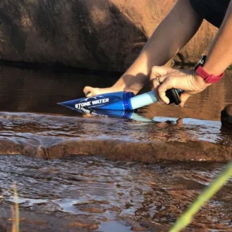 Garrafa Echo 650 Ml Stone Water - Azul