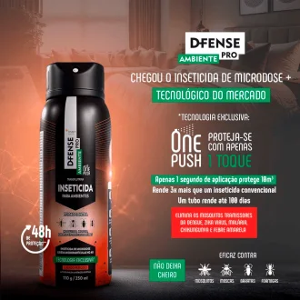 Inseticida Para Ambiente D-Fense Pro 250 Ml Haxea