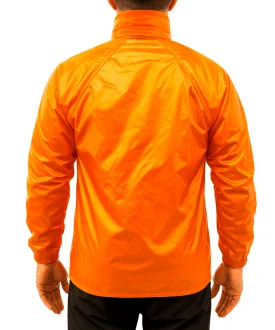 Jaqueta Impermeável Abrigo De Tempo Aberto Acampar Masculina - Laranja
