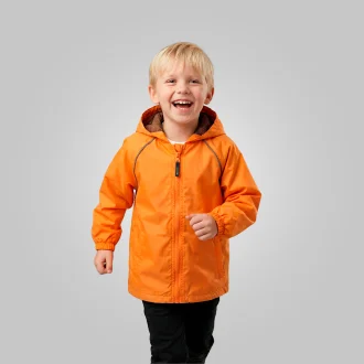 Jaqueta Abrigo De Tempo Aberto Infantil Laranja - Acampar