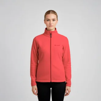 Jaqueta Fleece Full Zip Trekker Feminina Acampar - Goiaba
