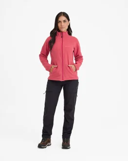 Jaqueta Fleece Kathmandu 2.0 Feminino Galapagos - Goiaba