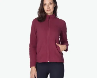 Jaqueta Fleece Warm Feminina Solo - Vinho