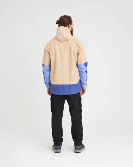 Jaqueta Impermeável Masculina Darwin Evolution Galapagos - Cáqui, Violeta E Lilás