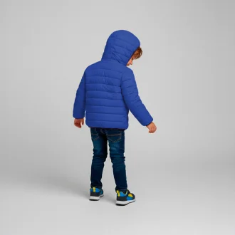Jaqueta Puffer Chile Infantil Azul Royal Acampar