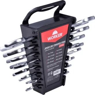 Jogo Chave Fixa 6 A 22Mm 8Pcs Worker