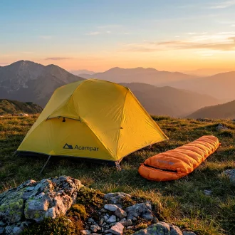 Kit Barraca Sender 2 Pessoas Com Saco Dormir Mummy Acampar