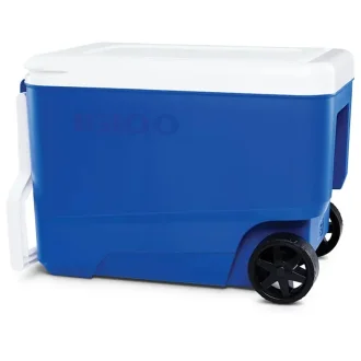 Kit Caixa Termica Cooler 36L Com Roda Com Cadeira De Praia Cor Sortida
