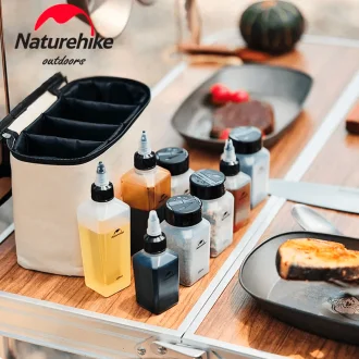 Kit Cozinha 6 Peç Picnic Naturehike - Bege