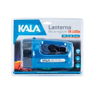 Lanterna 15 Leds Recarregavel Bivolt Kala