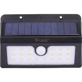 Luminária Solar De Parede 20 Leds Liege
