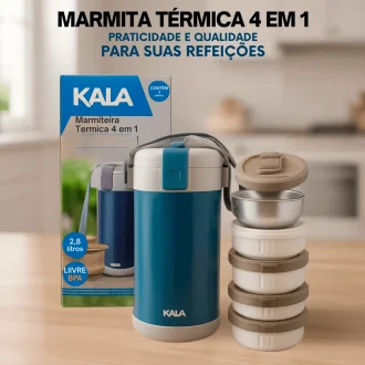 Marmiteira Termica 4 Em 1 Aco Inox Kala
