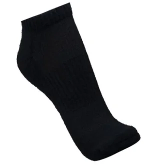 Meia Cotton Air Ankle Solo - Preto