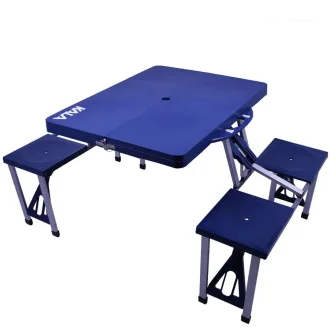 Mesa Dobravel Banquetas 84X64X68Mm Kala