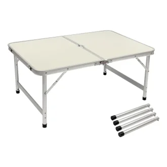 Mesa Dobrável Trail Em Alumínio Com 2 Banquetas Kala