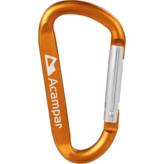 Mini Mosquetão Chaveiro 7Mm Laranja Acampar - Laranja