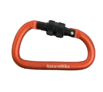 Mini Mosquetão Chaveiro Naturehike Screw 6Cm - Laranja