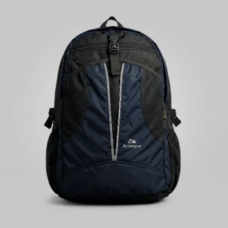 Mochila Air 30L Preto Marinho Outdoor Com Capa De Chuva Acampar