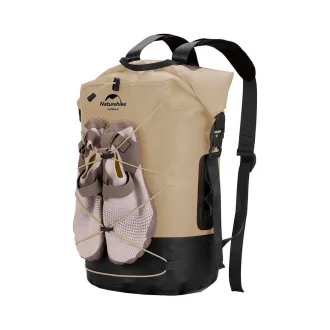 Mochila Estanque Naturehike Impermeável Ipx6 40L - Bege