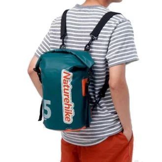 Mochila Estanque Waterproof 25 Litros Naturehike - Verde