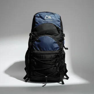 Mochila Guataporã 50L Acampar - Cordura E Capa Impermeável - Marinho