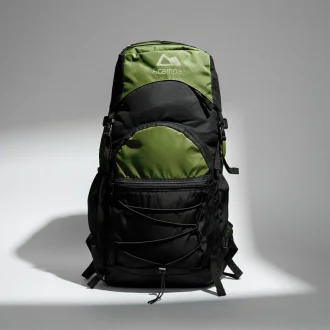 Mochila Guataporã 50L Acampar - Cordura E Capa Impermeável - Verde