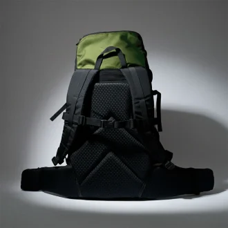 Mochila Guataporã 50L Acampar - Cordura E Capa Impermeável - Verde