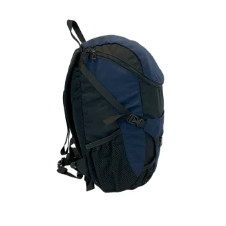 Mochila Órix 23L Acampar Em Cordura E Rip-Stop Com Capa De Chuva - Preto E Marinho