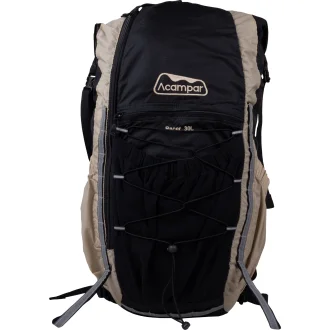 Mochila Racer 30L Acampar - Preto E Desert