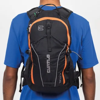 Mochila Trail Lite 14L Curtlo - Preto E Laranja