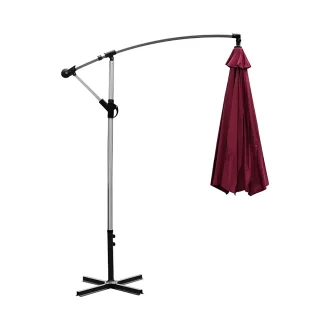Ombrelone Lateral Aluminio 3M Vermelho Kala