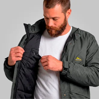 Parka Ushuaia Chumbo Masculino Acampar