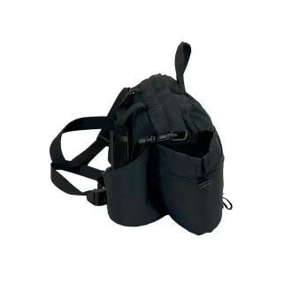 Pochetão 4L Acampar Em Cordura Com Zíper Ykk E Alta Resistência - Preto
