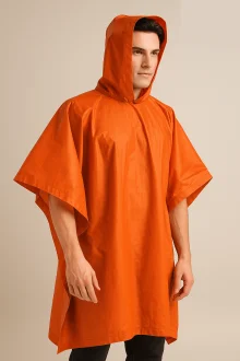 Poncho Capa De Chuva Impermeável Coghlans - Laranja