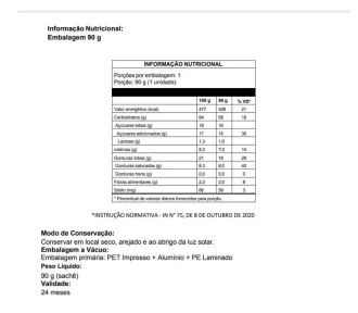 Racao De Sobrevivencia 90G Promeal