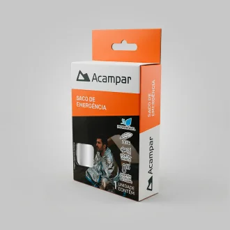 Saco De Emergência Térmico Aluminizado Acampar