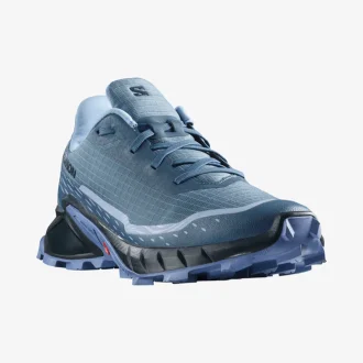 Tênis Alphacross 5 Cinza Azul Feminino Salomon