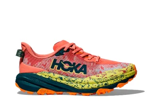 Tênis Hoka Speedgoat 6 Feminino Salmão Amarelo