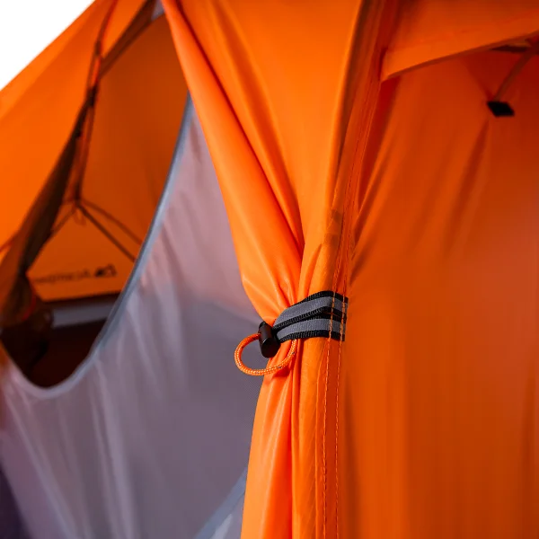 Barraca Alpha 1 Pessoa Ultralight 3 Estações Laranja Acampar - Imagem 8