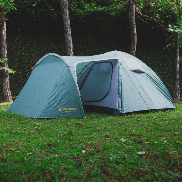 Barraca de Camping Zeus 5 Pessoas Avancê Fechado e Coluna Dágua 2500 MM Guepardo - Verde e Cinza - Imagem 8