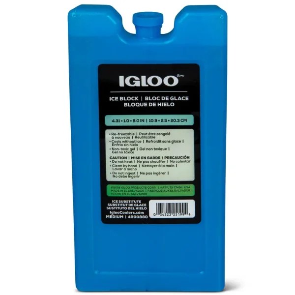 Bloco de Gelo Tamanho Médio Igloo - Azul - Imagem 2