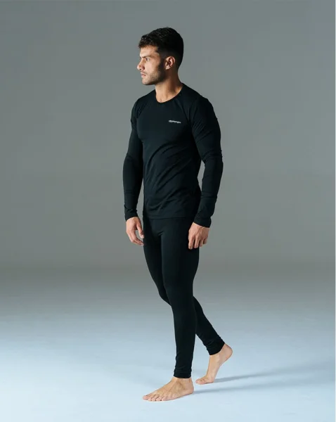 Blusa Segunda Pele Manga Longa Lithium Thermo - Masculina - Preto - Imagem 2