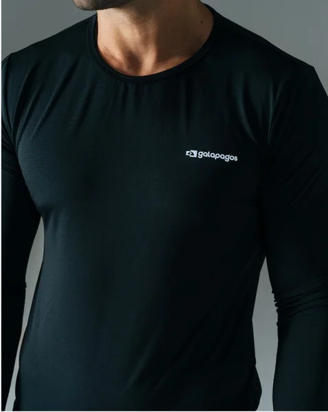 Blusa Segunda Pele Manga Longa Lithium Thermo - Masculina - Preto - Imagem 4