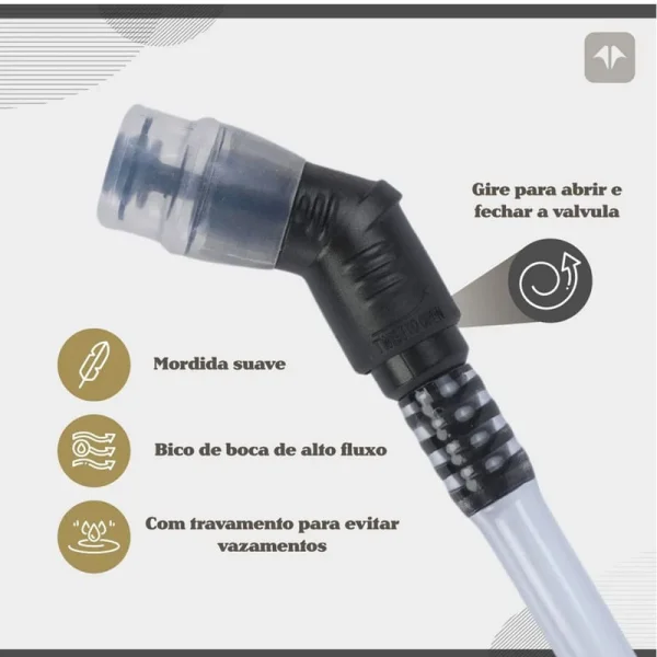 Bolsa de Hidratacao Hidrabag C/ Abertura 2 L Ntk - Imagem 4
