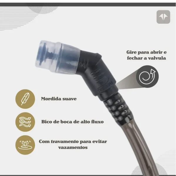 Bolsa de Hidratacao Hidrabag C/ Tampa 2 L Ntk - Imagem 4