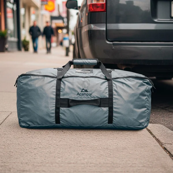 Bolsa de Transporte Cargo Bag 90L Acampar - Chumbo - Imagem 4