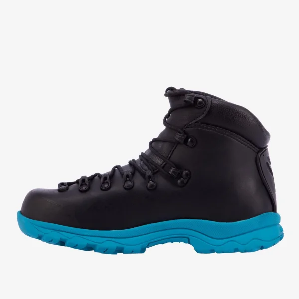 Bota Impermeável Cronos Nanox Feminina Preto e Azul Vento - Preto e Azul - Imagem 2