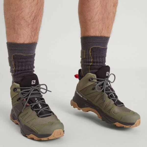 Bota X Ultra 4 Gtx Masculina Salomon - Bege - Imagem 5