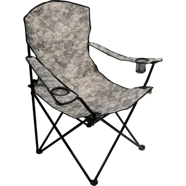 Cadeira Dobrável Comfort Plus Camuflada Cinza Kala - Imagem 3